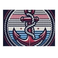 thumbnail image 2 of Nawy Summer Coastal Nautical Theme Red Anchor Sailboat Compass Waves Decorative Wooden Puzzle 300 PCS, 2 of 4