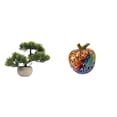 thumbnail image 1 of Árbol bonsái artificial,Bonsái artificial para decoración de escritorio o interior,Bonsái artificial,planta falsa en maceta.,Estatua de figura,Estatuas de resina,esculturas,decoración del, 1 of 8