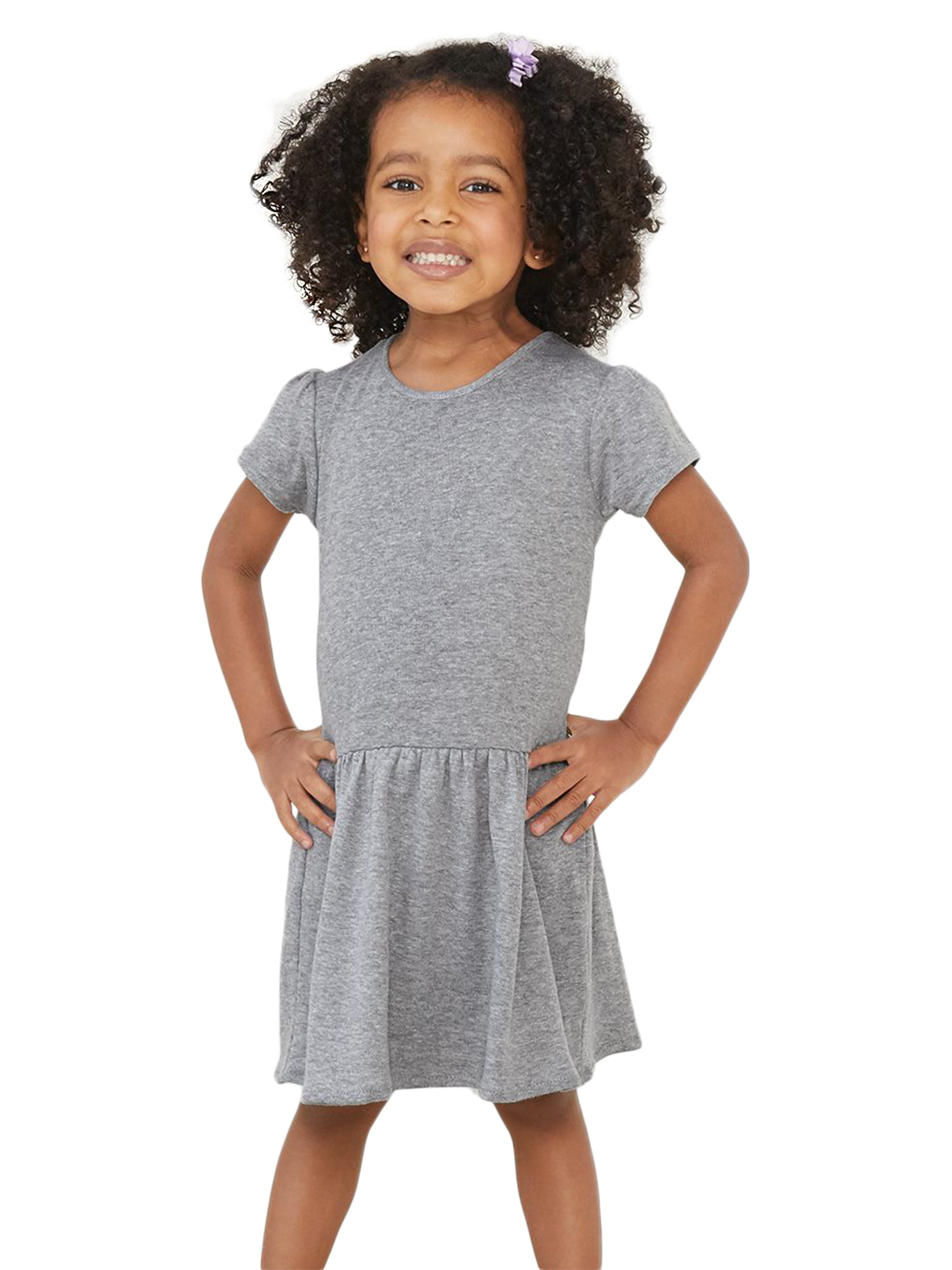 Toddler Baby Kids Girls Dress Girl Outfit Short Sleeve Dresses 2T 3T 4T 5 6 7 
