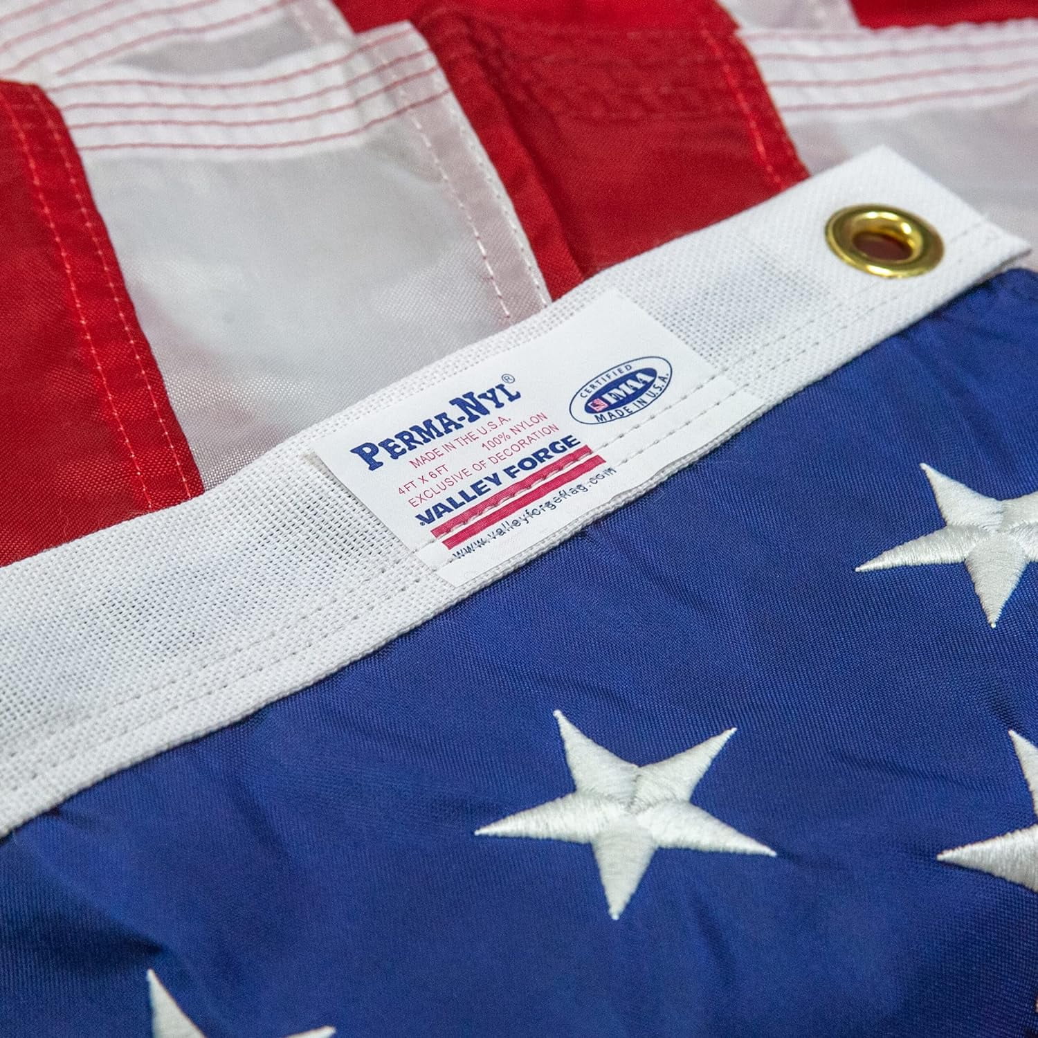 American Flag 4ft x 6ft Valley Forge Koralex II 2-Ply Sewn Polyester