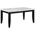 thumbnail image 1 of ACME Hussein Table de Salle à Manger Rectangulaire en Marbre Noir, 1 of 4
