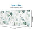 thumbnail image 3 of Floral Eucalyptus Leaves Gaming Mouse Pad Large Mouse Pad (31.5x11.8 Inch) Non-Slip Rubber Base Large Desk Mat Desk Protector for Home Office Gaming Work, 3 of 6