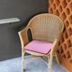 thumbnail image 4 of Cojín engrosado para silla de comedor | Almohadilla de asiento para oficina en casa | Correas suaves, cómodas y antideslizantes | Soporte transpirable de verano para todas las estaciones | Cuadrado, 4 of 5
