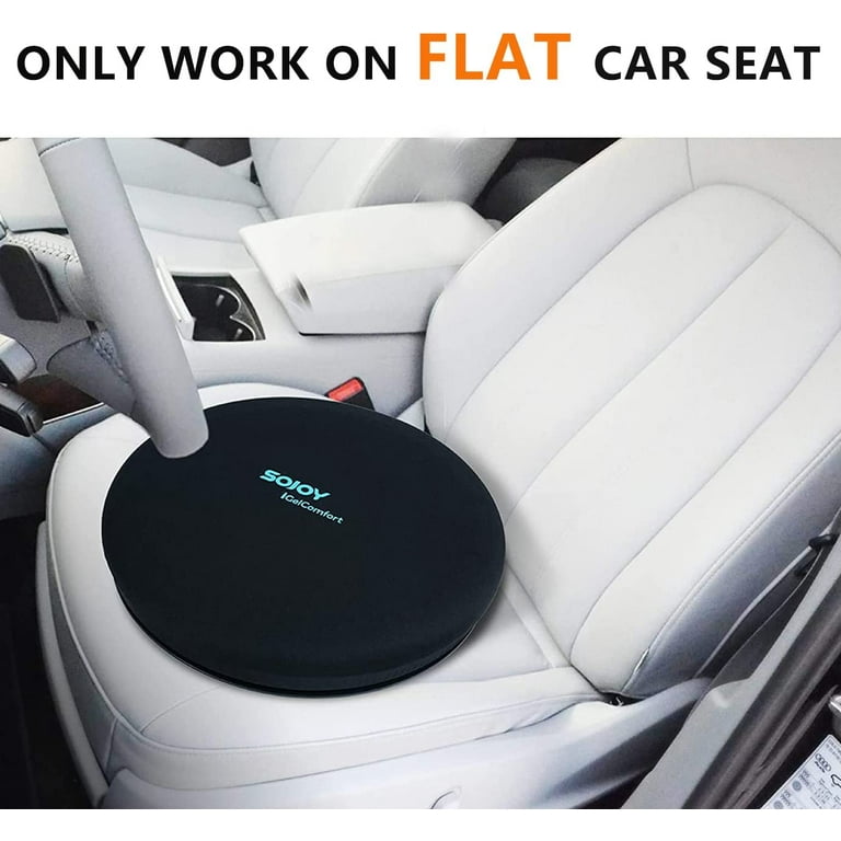 Sojoy Car Seat Cushion Wedge Coccyx Cushion Memory Foam Seat Cushion Chair  Pad (18.5 X 16 X 2.5 Inch)