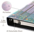 thumbnail image 3 of FORMRS 3 Ring Photo Album 4"x6" Self Adhesive Large Capacity PU Leather Cover, Purple Forest Scene, 3 of 8