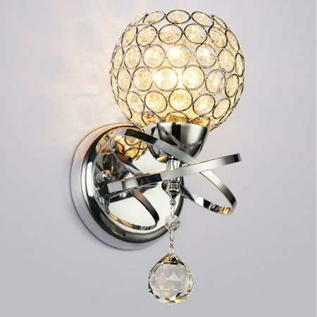 

Welling Modern Crystal Shape Wall Light Sconce Bedroom Lampshade Lamp Mount Home Decor
