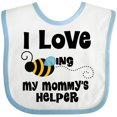 thumbnail image 3 of Inktastic My Mommy's Helper Little Bee Kids Boys or Girls Baby Bib, 3 of 4