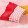 thumbnail image 5 of GYRATEDREAM Baby Boys Girls Long Sleeve Sweater Pullover Toddler Round Neck Multicolor Striped Sweaters Kids Knitted Casual Sweatshirt Jumpers Tops for 2-10 Years, 5 of 8