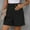 Black, variant on Aueoeo Women's Casual Shorts Elastic High Waist Wide Leg Shorts Suits Formal Tailored Shorts Dressy Work Trouser Shorts with Pockets L