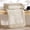 Checkered Beige, variant on Knit Throw Blanket, Soft Chenille Cozy Breathable Chevron Chunky Decorative Blanket for Couch, Bed & Sofa, French-Inspired Lightweight Warm Gift for Women, Ivory, 50"x60"