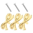 thumbnail image 4 of 3 Pcs Poignée de Tiroir Unique Bouton de Meuble Nœud Papillon Poignées pour Commode Boutons Argentés Remplacement Armoires Meubles Quincaillerie, 4 of 8