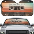 thumbnail image 2 of 3D The Galaxy Awesome Mix Vol 2 Windshield Sunshade Universal Fit Cars Suv Truck, 2 of 7