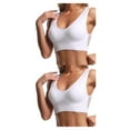 thumbnail image 3 of Qarigey Sujetador deportivo inalámbrico para mujer, Tops cortos acolchados sin costuras para entrenamiento físico, ropa interior hueca Type6 NO6, 3 of 6