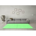 thumbnail image 3 of Ahgly Company Indoor Rectangle Solid Emerald Green Modern Area Rugs, 5' x 8', 3 of 4