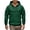 Blackish Green, variant on Men Utility Hooded Sweatshirt Quarter Zip Front Cargo Pocket Jacket Outdoor Casual Top Rugged Yet Soft Fabric L Size Grey