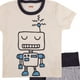 thumbnail image 2 of Set de Pijama 3 Piezas en Algodón Hipoalergénico, Playera Manga Corta, Camiseta y Bermuda Baby Creysi GRIS 14 AÑOS, 2 of 3