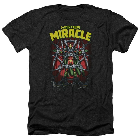 Jla - Mister Miracle - Heather Short Sleeve Shirt - X-Large