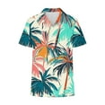 thumbnail image 6 of QUNYINEY Short Sleeve Womens Button Down Shirts Collared Casual Hawaiian Tops Loose Summer Tops for Women, 6 of 6