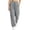 Gray, variant on Horkkom Sweatpants Women Straight Leg Elastic Waist Drawstring Pants Soft Warm Casual Pants with Pockets, S-2XL