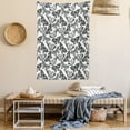 thumbnail image 2 of Black and White Tapestry, Monochrome Assortment of Butterflies Schaus Swallowtails and Birdwings, Wall Hanging for Bedroom Living Room Dorm Decor, 40W X 60L Inches, Black White, by Ambesonne, 2 of 5