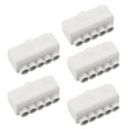 thumbnail image 3 of High Power T-Shaped Splitter Quick Connector 80A 1000V Brass ABS Terminal Block, 3 of 6