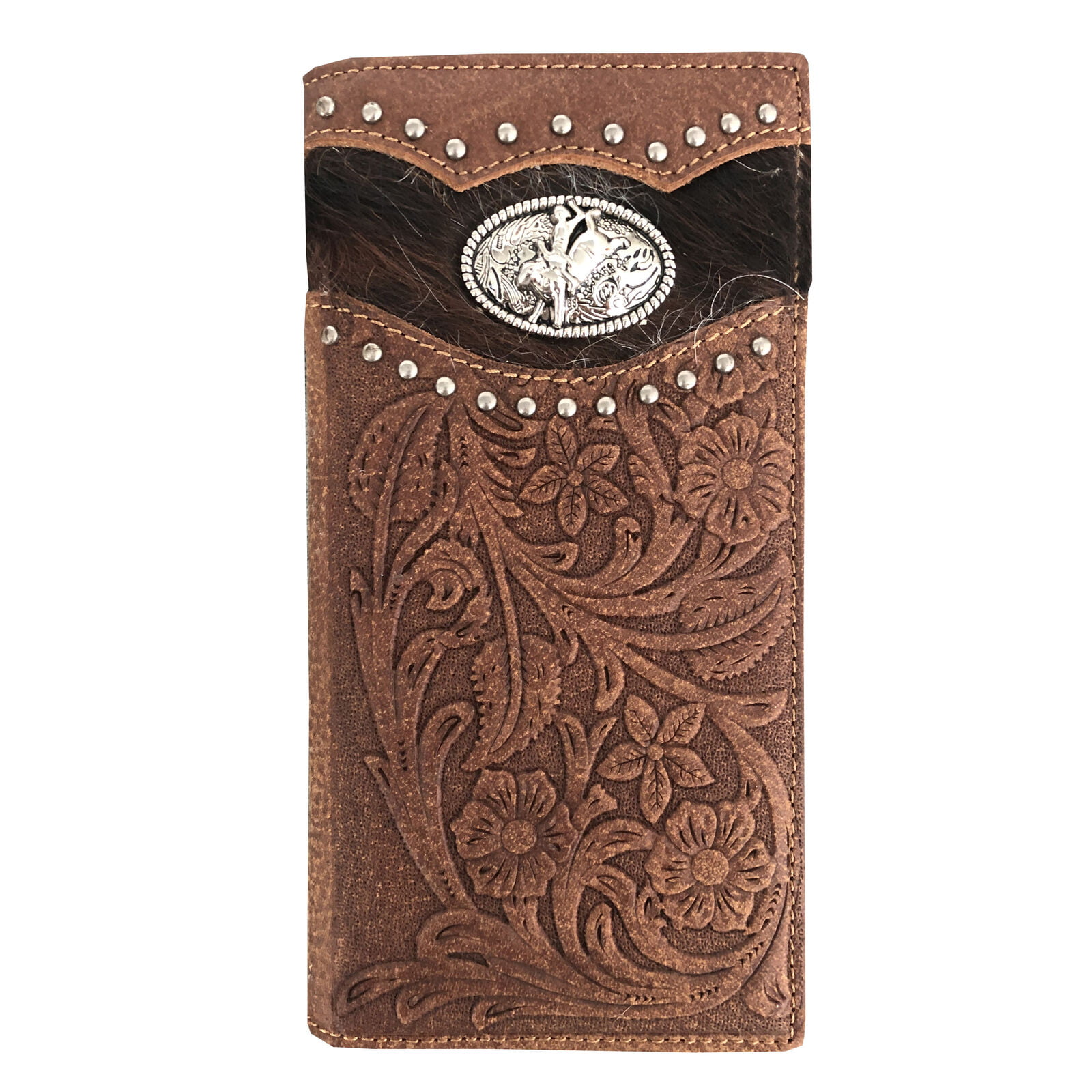 Janhooya - Westem Wallet Genuine Leather Cowboy Long Bifold Wallet for Men Rodeo - 0 ...