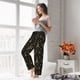 thumbnail image 5 of Fotbe Paris Romantic Pantalones de Pijama para Mujer, Pantalones de Dormir, Pantalones Pj con Cordón y Bolsillos-Large, 5 of 6