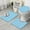 Pink Butterfly Geometric, variant on Pink Butterfly Flower Pattern Bathroom Rugs Sets 3 Piece,Toilet Cover Set,Absorbent Non Slip Bathroom Mats Sets with U-Shaped Contour Rug Toilet Rug Set