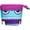 Blue, variant on Case-it Monster Eye zipper closure pocket case with Grommets, 5 Pocket Expanding File Folder, Pea Green