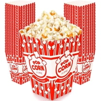 Poppy's Small Popcorn Boxes – 20 Pack 30 Oz Concession-Grade Popcorn Buckets, Popcorn Machine Accessories for Popcorn Bars, Movie Nights, Concessions