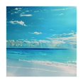 thumbnail image 4 of Acheng Beach Blue Sky Ocean Square Table Cloth 100% Polyester Fiber 46*46, 4 of 8
