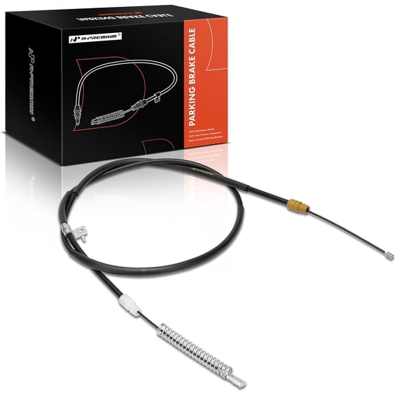 A-Premium Rear Driver Side Parking Brake Cable Assembly Compatible with Chevrolet & GMC Models: Silverado 1500, Sierra 1500, 2004, Replace# 15203654