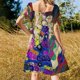 thumbnail image 5 of Gustav Klimt Die Jungfrauen (Las vírgenes) Vestido de manga corta Vestido de verano para mujer Vestidos elegantes Ropa de mujer, 5 of 7