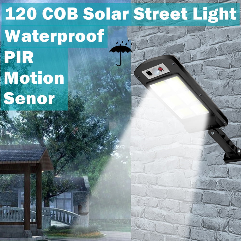 COB LED Motion Sensor Garden Lamp Outdoor Night Light Range Upto 15'/ 180 Degree 