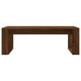 thumbnail image 2 of vidaXL Coffee Table Brown Oak 102x50x35 cm Engineered Wood, 2 of 5