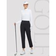 thumbnail image 6 of BALEAF Women's Fleece Lined Golf Pants Winter Water Resistant Pockets for Travel Work Casual Black S, 6 of 6