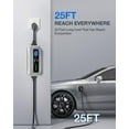 thumbnail image 6 of Nilight EV Charger Level 2, 32 Amp 240V, 25ft Cable SAE J1772 Portable Electric Car Charger with NEMA 14-50P Plug, Adjustable Current/Delay Timer, 6 of 8