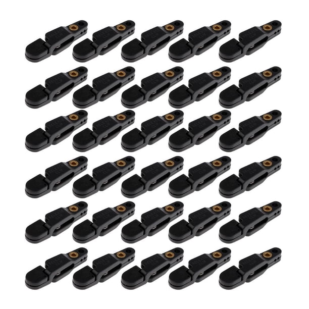 Clips de liberación rápida Baoblaze 30x para pesca en alta Mar negro