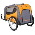 thumbnail image 4 of Schwinn Rascal Pet Trailer for Bicycles, 16-Inch Wheels, 50 lbs. Capacity, Orange, 4 of 10