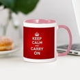 thumbnail image 3 of CafePress - Keep Calm And Carry On Mug - 11 oz Ceramic Mug - Novelty Coffee Tea Cup, 3 of 4