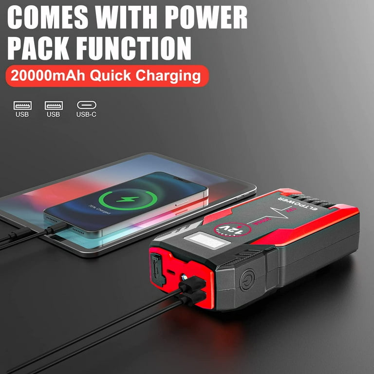 UTRAI Car Jump Starter 2500A Portable Car Battery Booster Charger Emergency Power  Bank Booster Starting Device Car Starter power