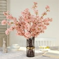 2024 Hot Selling Single Branch Silk Cloth Cherry Explosion Wedding Home