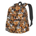 thumbnail image 1 of Disketp Dogs Different Breeds Mochila Escolar de Gran Capacidad y Peso Ligero, Mochila de Viaje Ideal para Escuela, Trabajo y Uso Diario, Cómoda y con Estilo, 1 of 8