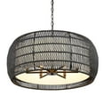 thumbnail image 4 of Everly 6-Light Chandelier in Matte Black with Modern Black Rattan, 4 of 11