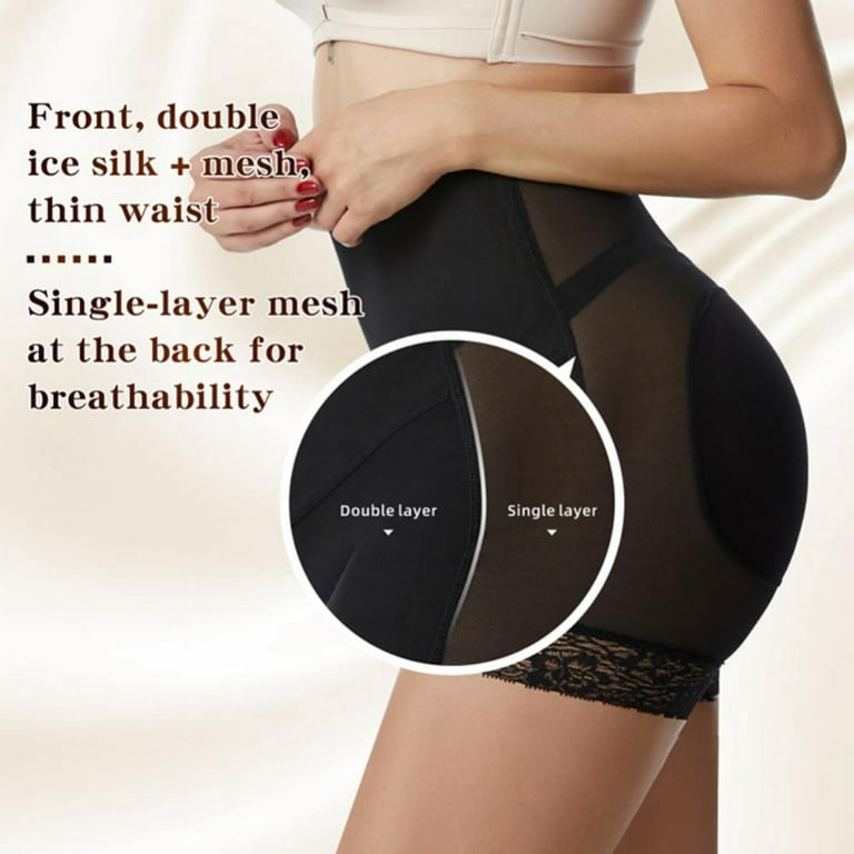 Women Seamless Butt Lifter Padded Shapewear Tummy Control Panties Waist  Trainer Lace Body Shaper Hip Enhancer Underwear