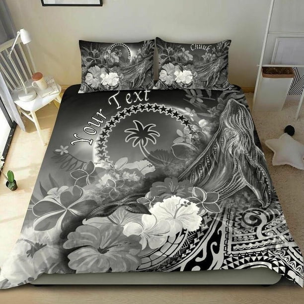 Sudadera con capucha Vibe Juego de cama personalizado Chuuk - Ballena jorobada con