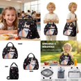 thumbnail image 4 of Kuiaobaty Cat Galaxy Print Backpack and Lunch Box Set for Girls Planet Stars Print Backpack and Water Bottle Sleeve with Adjustable Strap Lightweight Bookbag with Pencil Case for School, 4 of 7