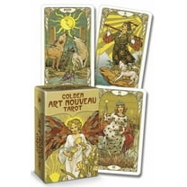 Golden Art Nouveau Tarot Golden Art Nouveau Tarot Mini, (Hardcover)