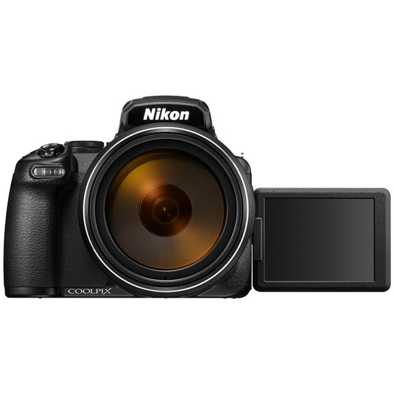  Nikon (26522) COOLPIX P1000 16MP 125x Super-Zoom Cámara digital  + 64 GB de memoria y paquete de accesorios : Electrónica