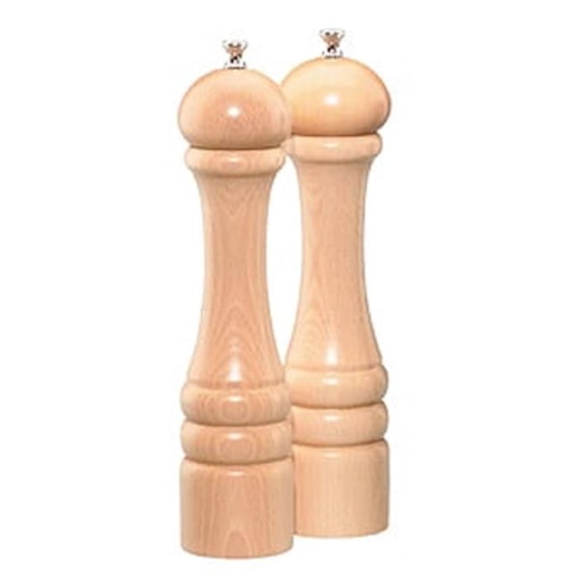 Chef Specialties 10202 10 Inch - 26cm ImperialNatural Pepper Mill Salt Mill Set